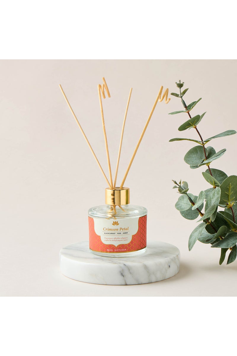 Golden Souk Crimson Petal Reed Diffuser - 120 ml - Image 1